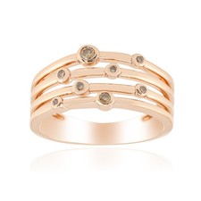 Argyle Rose Diamant Ring aus