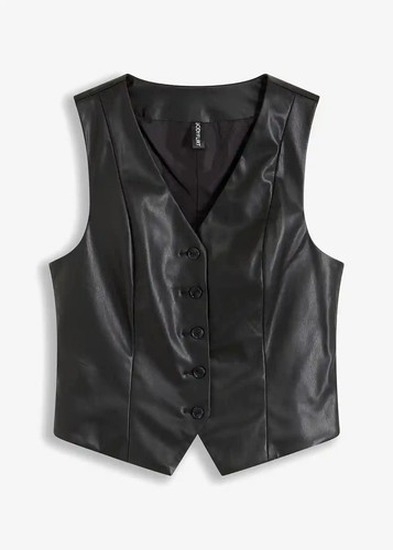 Weste schwarz damen - schwarz,