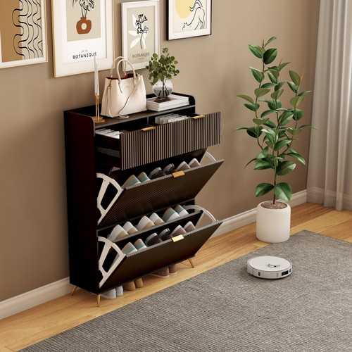 Schuhschrank mit klappen - mit, und