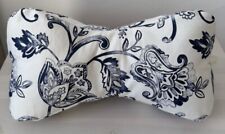 ⚜️NEU Leseknochen NackenrolleBuchstütze NackenkissenHandmade Ikea Weiß Blau