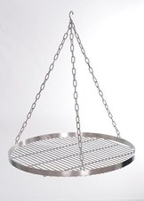 Schwenkgrill Edelstahl Grill 50, 60, 70, 80, 90 mit Kette, Grillrost Feuerschale