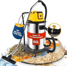 2mGoods 1500W industriestaubsauger 60L Gelb,
