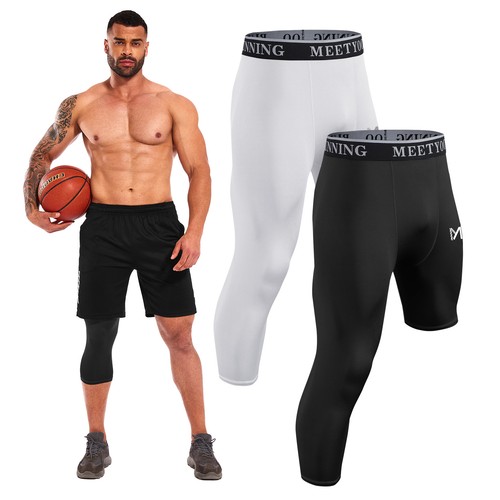 Herren kompressionshose - herren, 3/4