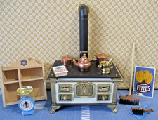 Bodo Hennig Herd Ofen 6600 Töpfe Kessel Mörser Wandregal Waage Puppenhaus Küche