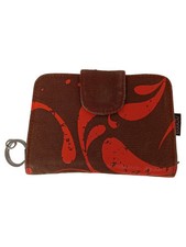 NICI Geldbörse Damen Braun Abstraktes Muster Portemonnaie Geldbeutel