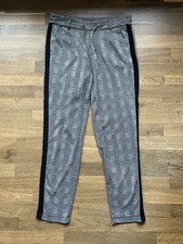 S.OLIVER * Damen Hose * schwarz weiß kariert * Gr. 34 * wie NEU!