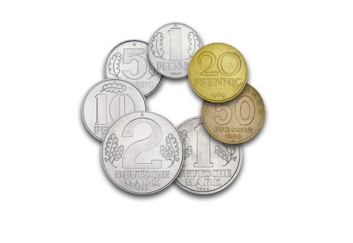 Komplettsatz pfennig 2 - komplettsatz,
