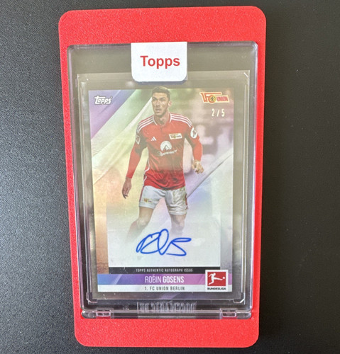 Topps robin gosens fc union - topps, 1.