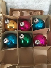 6 x alter Weihnachtsschmuck