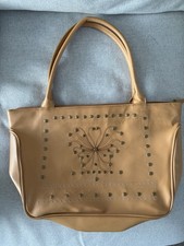 Vintage Leder Shopper Tasche