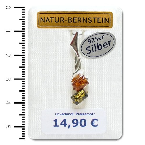 Bernstein anhänger modern - anhänger,