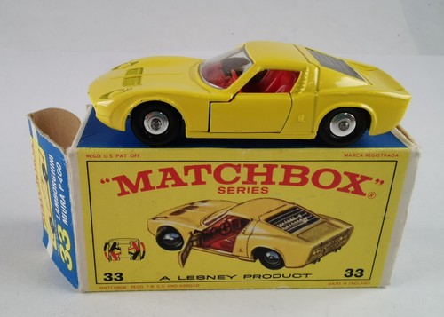 Matchbox 33c lamborghini - matchbox,