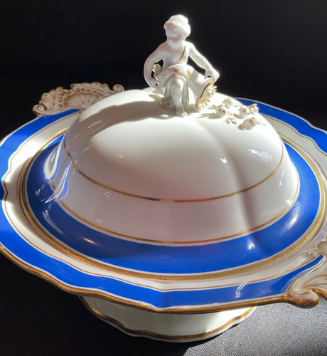 Antike meissen terrine mit - antike,