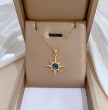 Halskette Sonne Mond Sterne