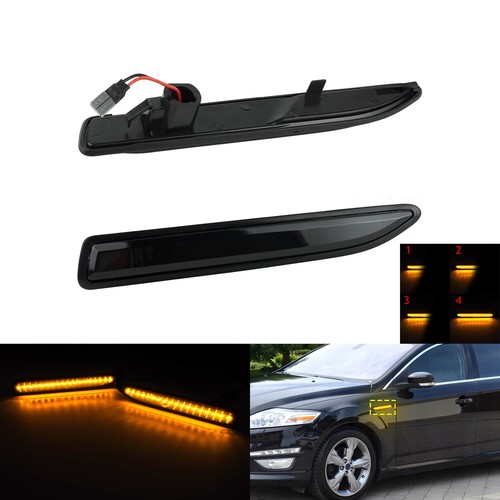 Led seitenblinker schwarz - 2x,