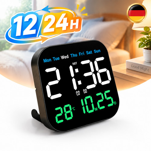 Große wanduhr digitaluhr - große,