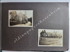 Fotoalbum 1. WK Brüssel Gent Leie  Flandern.... ca. 75 Fotos um 1916
