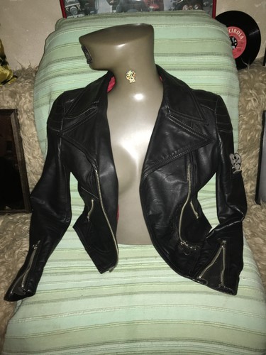 Lederjacke harro 38 - lederjacke, gr.