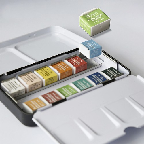 Wasserfarben set mit 48 - set,