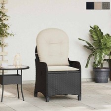 Liegestuhl mit Kissen Rattan