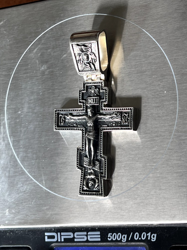 Kreuz 925er silber massiv - silber,