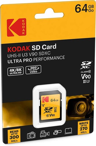 Kodak karte uhs - uhs-ii, u3