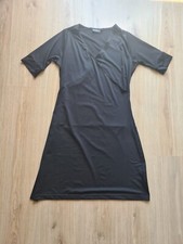 schwarzes super stretchiges Wickelkleid Halbarm, Gr. M, von Emonite