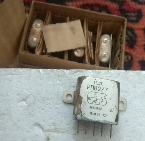 Vakuum relais rpv2 7 bis - hf-relais, rpv2/7