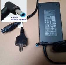 Netzteil HP 120W 4.5 x 3.0 mm USB-C Dock G5 Stromkabel Netzteil Blaue Stecker