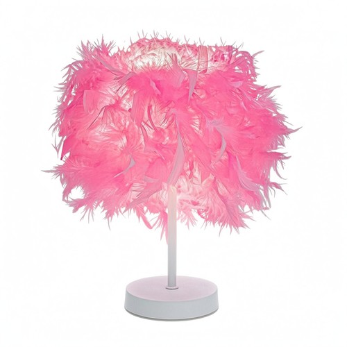 Feder tischlampe fluffiger - feder-tischlampe,