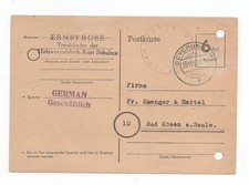 Britische Zone Ganzsache Mi P