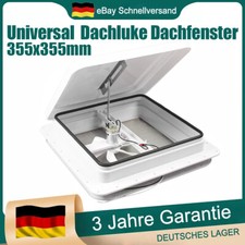 Dachluke Dachfenster Dachhaube 355x355mm Wohnwagen Wohnmobil Caravan 14“x14” DE