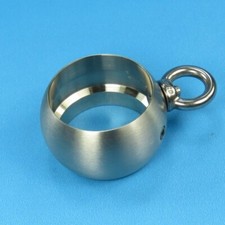 Edelstahl Stufenlose Höhenverstellung Ø26,9 - Ø80 mm V2A für Sonnensegel Mast VA