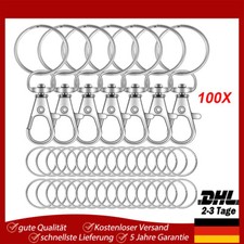 100x Schlüsselringe