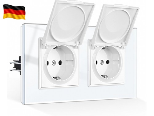Wasserdicht doppelsteckdose - wasserdicht,