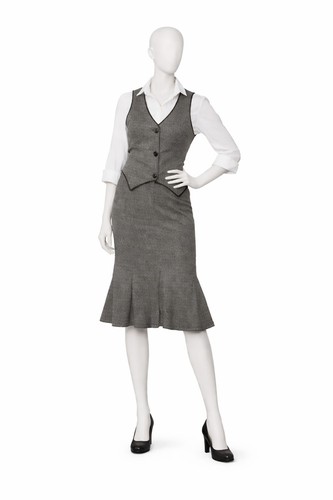 20er outfit weste und rock - und,
