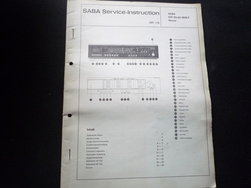 Original service manual - service,