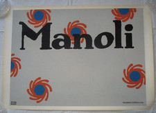 rares Reklame Plakat Manoli Hollerbaum & Schmidt Berlin (143016)