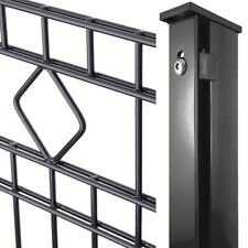 SCHMUCKZÄUNE SET Doppelstabmatte Zaun Stabmatten Vorgartenzaun Zäune modern Zaun