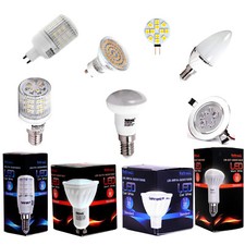 E27 E14 GU10 6er Pack LED