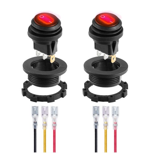Led wippschalter 24v - wippschalter, 12-24v