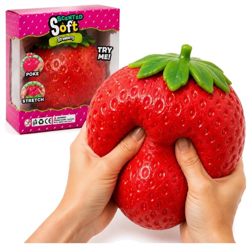 Erdbeer squishy xxl - erdbeer,