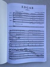 Noten . Puccini. Edgar