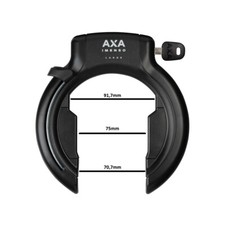 AXA E-Bike Rahmenschloss Imenso Large für breite Reifen abziehbarer Schlüssel