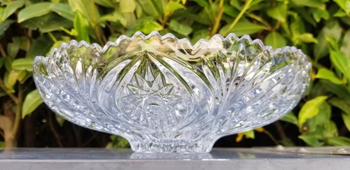 Ddr glas kristall - glas, schale
