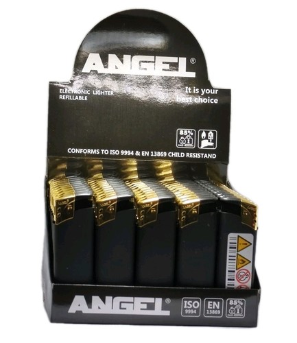 50x feuerzeug black rubber - 50x,
