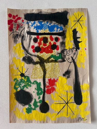 Joan miro zeichnung - miro, (handmade)