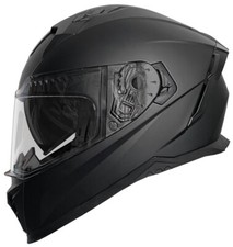 Integralhelm 69 Helm Rollerhelm Motorradhelm Sturzhelm matt schwarz S M L XL 