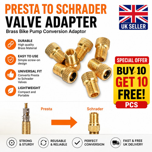 Messing adapter presta auf - x,