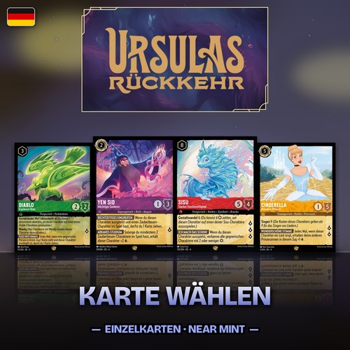 Disney lorcana karten ursulas - karten,